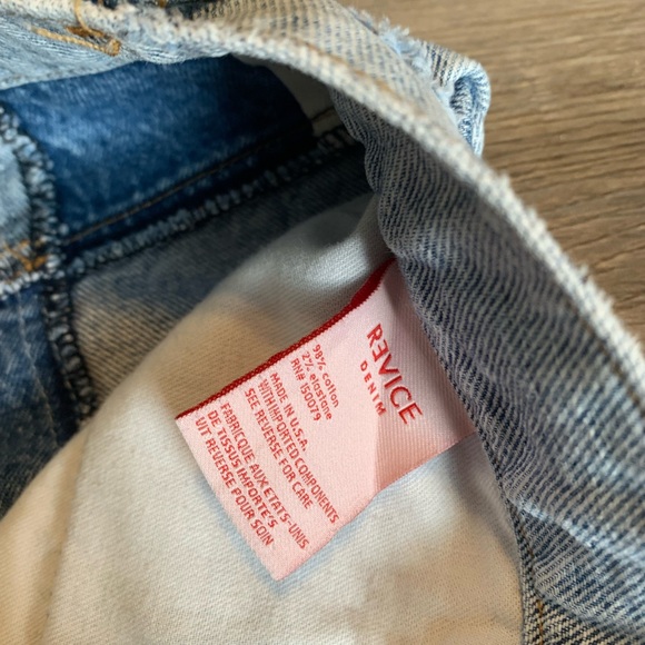 Revice Patchwork Jean Shorts - Picture 5 of 6